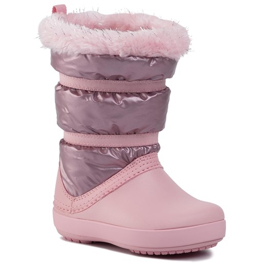 Buty zimowe dziecięce Crocs różowe 