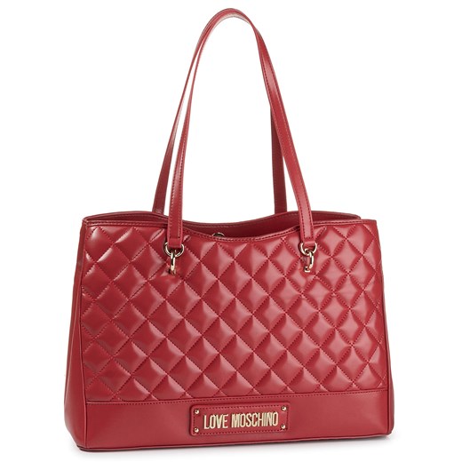 Czerwona shopper bag Love Moschino 