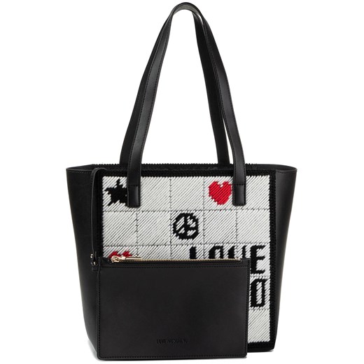 Shopper bag czarna Love Moschino 