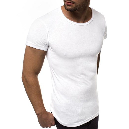 T-SHIRT MĘSKI BIAŁY OZONEE JS/NB003 Ozonee XXL wyprzedaż ozonee.pl