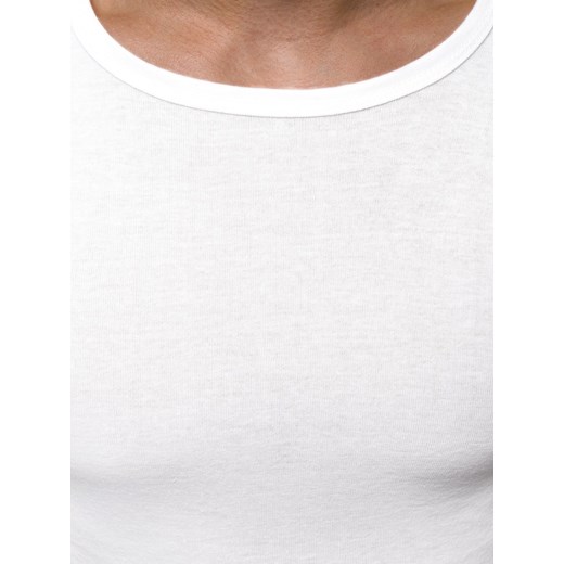 T-SHIRT MĘSKI BIAŁY OZONEE JS/NB003 Ozonee L okazyjna cena ozonee.pl