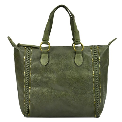 Zielona shopper bag Lookat 