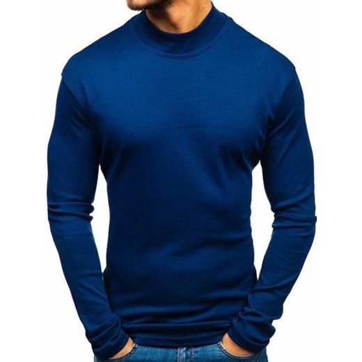Sweter męski Denley niebieski jeansowy 