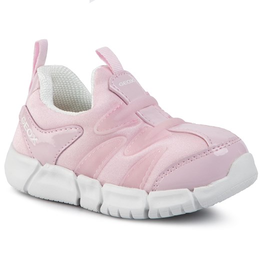 Buty sportowe dziecięce Geox bez wzorów różowe bez zapięcia 