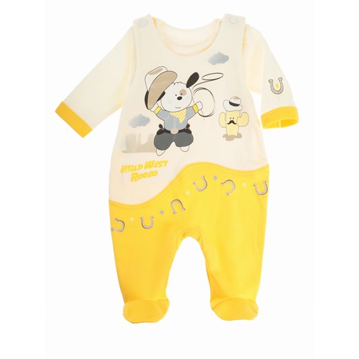 Odzież dla niemowląt Ewa Collection żółta chłopięca 