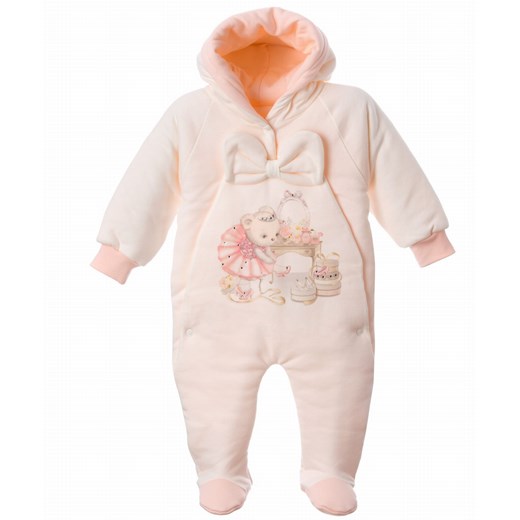 Odzież dla niemowląt różowa Sofija w nadruki 