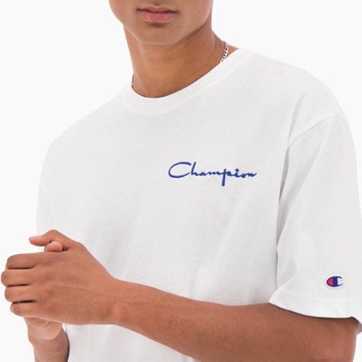 Champion t-shirt męski z krótkim rękawem biały 