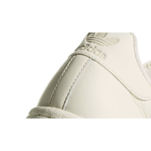 Buty sportowe męskie Adidas białe ze skóry 