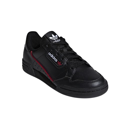 Buty sportowe damskie Adidas dla tenisistów czarne ze skóry 