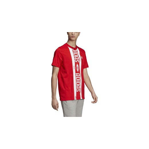 Adidas koszulka sportowa czerwona 