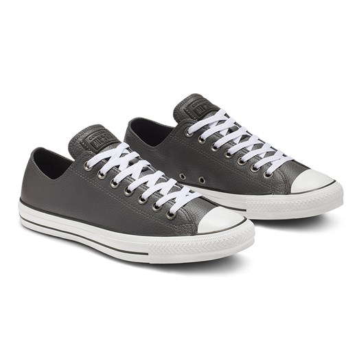 Converse Chuck Taylor All Star Leather Carbon Grey  Converse 43 Shooos.pl
