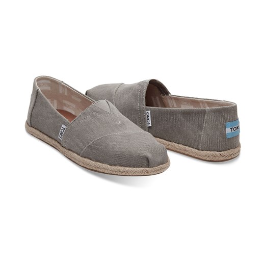 Toms Drizzle Grey Washed Canvas Alpargata Toms  37,5 promocyjna cena Shooos.pl 