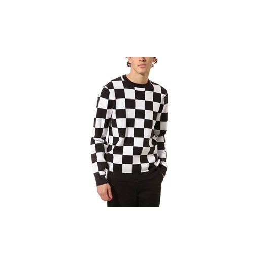 Vans Checker Sweater Black White  Vans M Shooos.pl