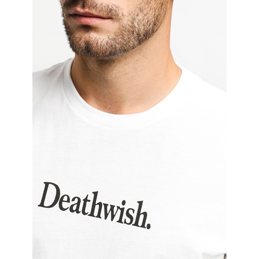 T-shirt męski Deathwish z napisami z krótkim rękawem 