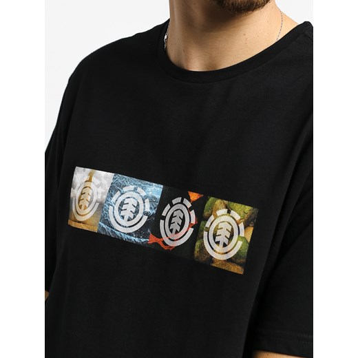 Element t-shirt męski bawełniany z krótkimi rękawami 