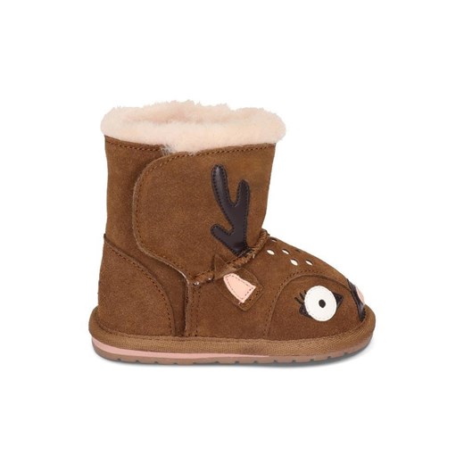 Buty zimowe dziecięce Emu Australia ze skóry kozaki 