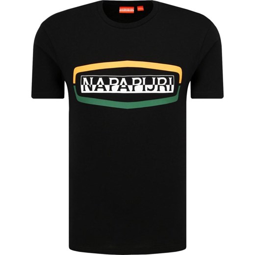 T-shirt męski Napapijri czarny 