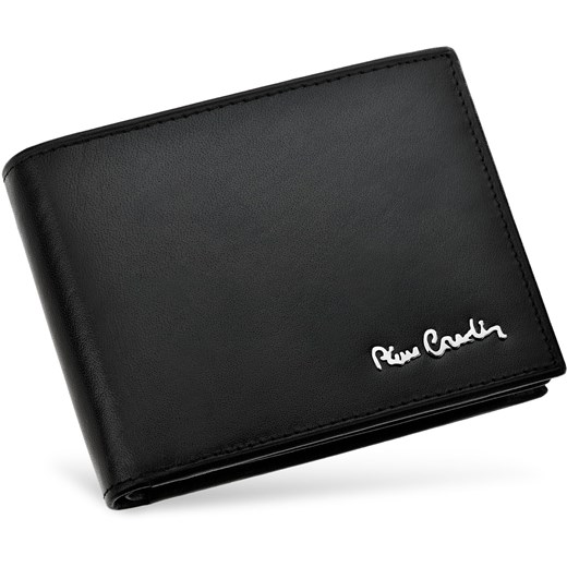 Zestaw prezentowy pierre cardin skórzany portfel męski rfid secure + pasek + eleganckie pudełko - czarny  Pierre Cardin  world-style.pl