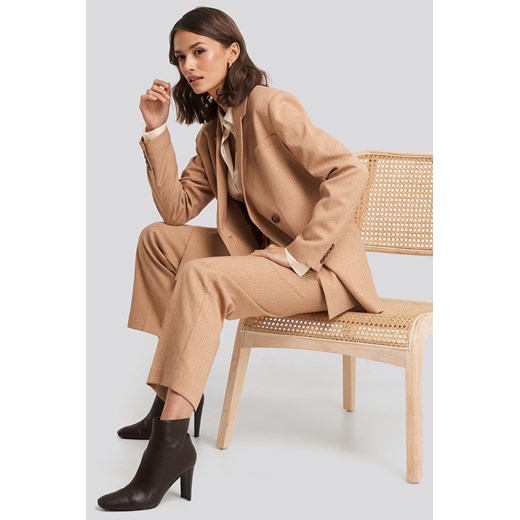 NA-KD Classic Double-Breasted Blazer - Beige NA-KD Classic 40 NA-KD