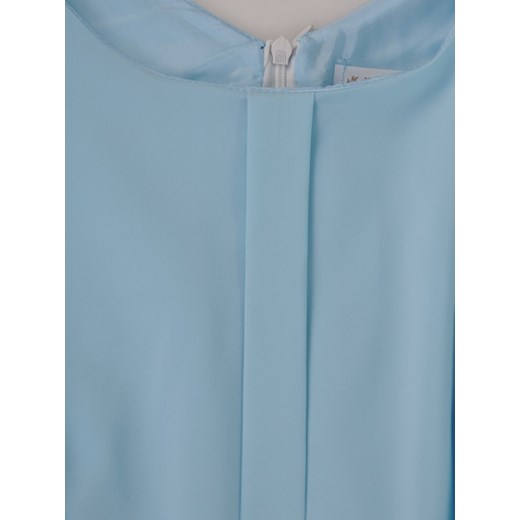 Szyfonowa sukienka w klasycznym fasonie 14940, elegancka kreacja midi.