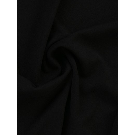 Sukienka Modbis ołówkowa z długim rękawem czarna w serek midi elegancka biznesowa 