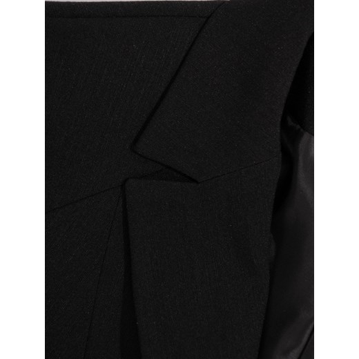 Garnitur damski, czarny komplet spodnie z żakietem 20951.