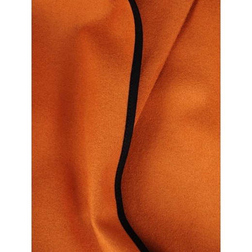 Kopertowy płaszcz w pomarańczowej wełny 20182