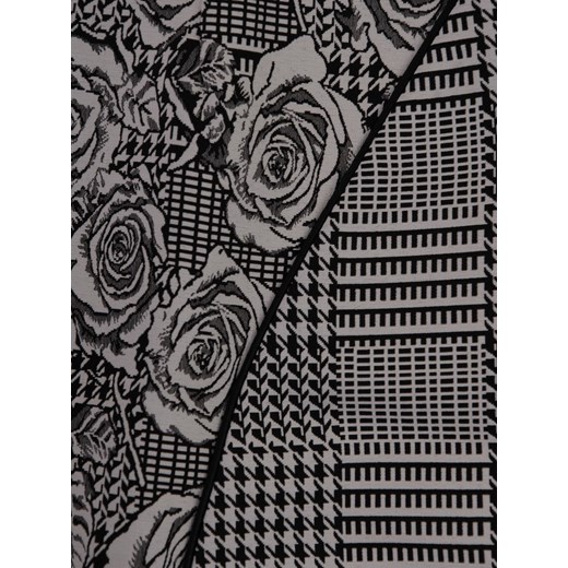 Oryginalna sukienka wyszczuplająca Ariana, kreacja z wzorzystej tkaniny.