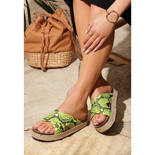 Renee espadryle damskie zielone 