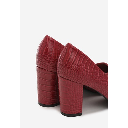 Czółenka Born2be eleganckie ze szpiczastym noskiem bez zapięcia