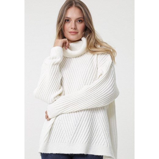 Born2be sweter damski biały 