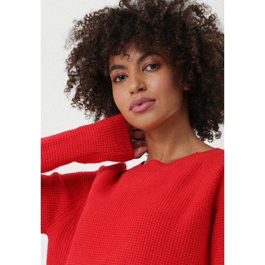 Sweter damski Born2be czerwony casual 
