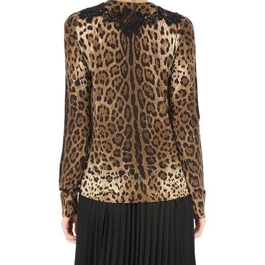 Dolce & Gabbana Sweter dla Kobiet Na Wyprzedaży, brązowy, Wełna dziewicza, 2019, 44 46