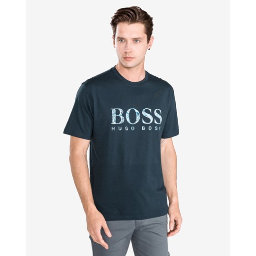 T-shirt męski Boss Hugo młodzieżowy bawełniany z krótkim rękawem 