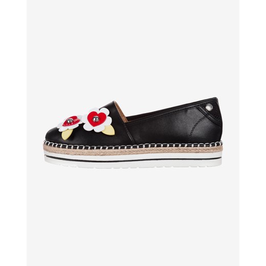 Espadryle damskie Love Moschino z tkaniny 