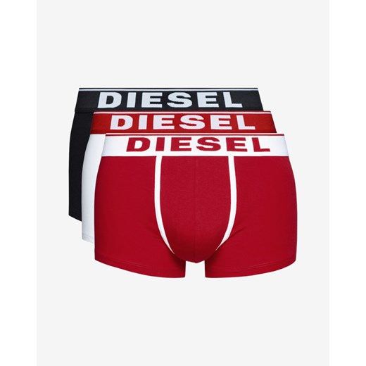 Diesel 3-pack Bokserki Czarny Czerwony Biały Diesel L BIBLOO