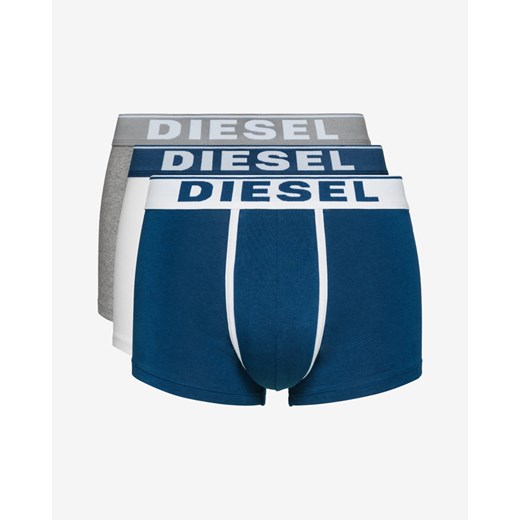 Diesel 3-pack Bokserki Niebieski Biały Szary Diesel L BIBLOO