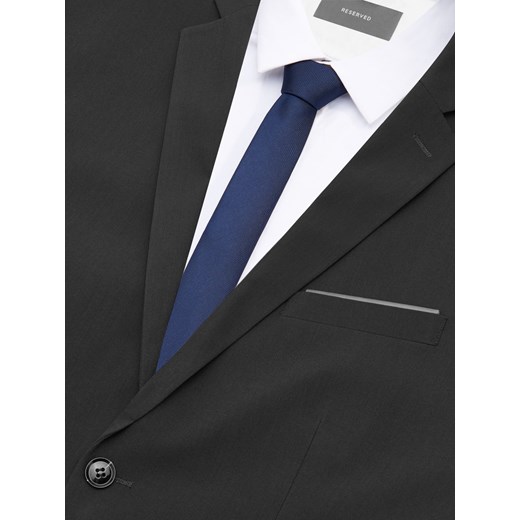 Reserved - Wąski krawat - Granatowy  Reserved One Size 