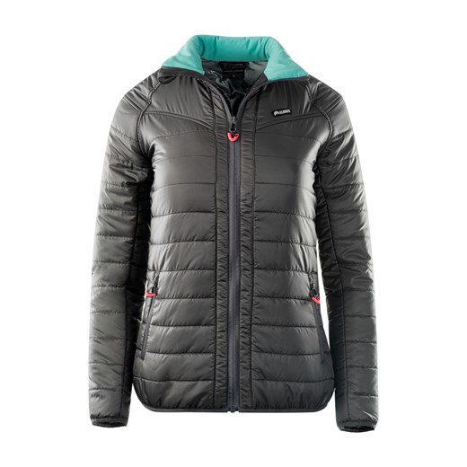 DAMSKA KURTKA PIKOWANA MINDY WO'S 5061-IRON GREY/PEACH ELBRUS g62, Płeć - WOMEN, Rozmiar - S, Kolor - IRON GREY/FLUO PEACH/POOL BLUE