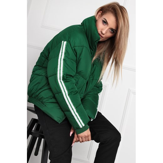 kurtka o oversize'owym kroju z dużym kołnierzem Ptakmoda.com U