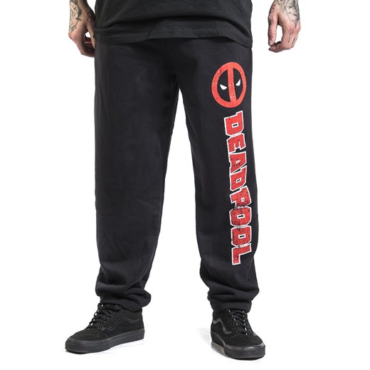 Deadpool - Symbol - Spodnie dresowe - czarny   M 