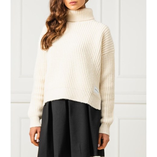 Sweter damski Calvin Klein bez wzorów 