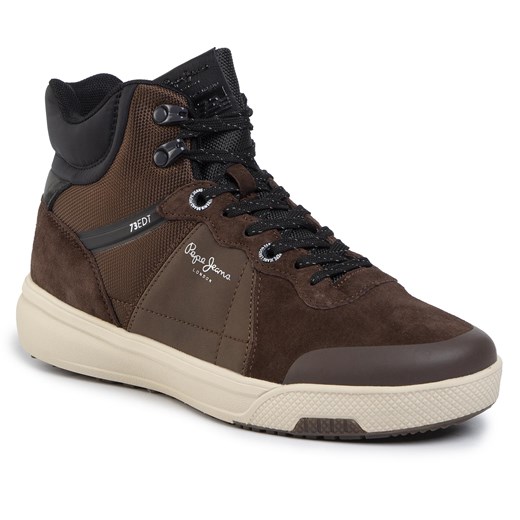 Sneakersy PEPE JEANS - Slate Pro Boot PMS30573 Dark Brown 898  Pepe Jeans 42 eobuwie.pl