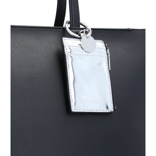 Shopper bag Calvin Klein duża na ramię bez dodatków 