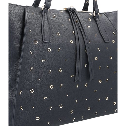 Liu jo shopper bag bez dodatków na ramię 