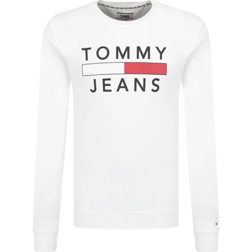 Bluza męska Tommy Jeans biała na wiosnę 