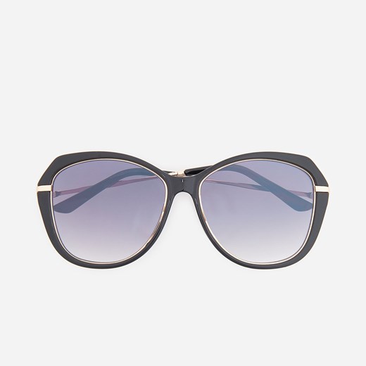 Reserved - Okulary przeciwsłoneczne - Czarny Reserved  One Size okazyjna cena  