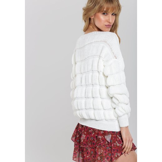 Biały Sweter Linnton Renee  S/M Renee odzież
