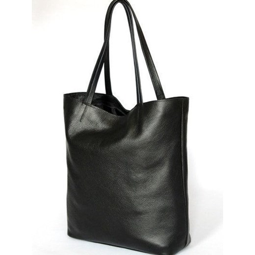 Shopper bag czarna Bags 4 Joy skórzana 