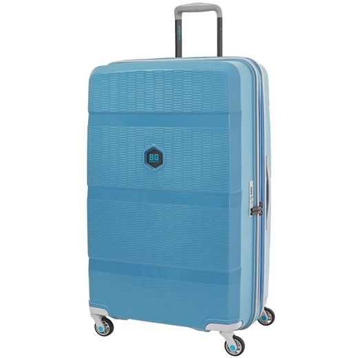 Niebieska walizka Bg Berlin damska 